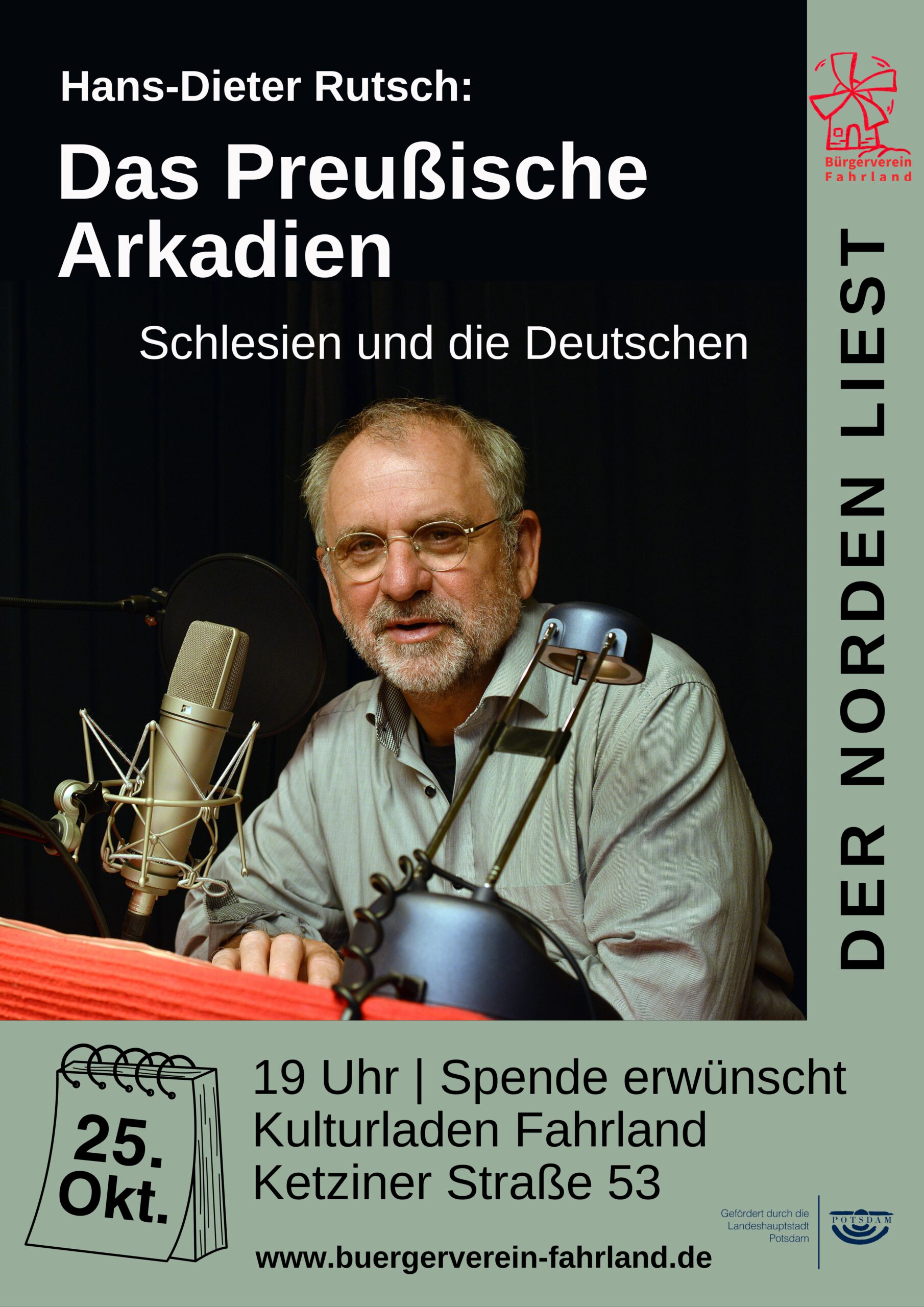 Lesung mit Hans-Dieter Rutsch: Das Preußische Arkadien. Schlesien und die Deutschen